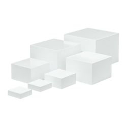 Akryylipesäkorokkeet kuutiomuodossa buffet-esittelyyn juhlissa ja häissä