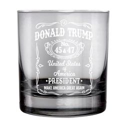 Tee Amerikasta jälleen suuri Viinilasi Henkilökohtainen ruokalaatuinen viskilasi lahjaksi Trumpin kannattajille 1pcs