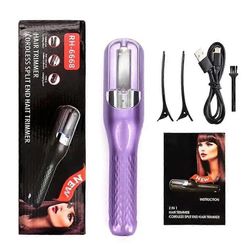 Automaattinen sähköinen hiustenleikkuri Professional Split End Hair Trimmer Kuiva vaurioitunut karvanpoistoaine Naiset Langaton hiustenleikkauskone...