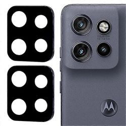 2 kpl yhteensopiva Motorola Edge 50 Neo 5G -kameran linssinsuojan kanssa silkkitulostus karkaistu lasi takalinssikalvo Kuten