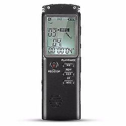 8 GB bærbar genopladelig Lcd Digital Audio Voice Recorder Diktafon med Mp3