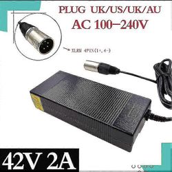 36v Charager 42v2A sähköpyörän litiumakkulaturi 36 V: n litiumakulle Xlr 4pin-liitännällä EU