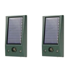 2X ultraääninen eläinten ulkokäyttöön tarkoitettu lintujen karkotin, jossa on liiketunnistin ja tunkeilijahälytin