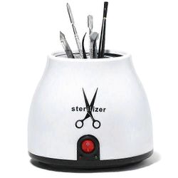 Metallinen työkalusterilointilaite lasihelmillä Korkean lämpötilan sterilointi lääkäreille ja kampaajille Sterilointiastia