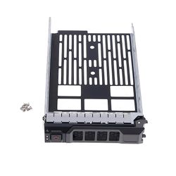 unbrand Ny 3,5-tommers Kg1-tommers Sas Sata-harddiskskuff Caddy for Dell R730 R430 R530 R630 R720 Svart 1PC