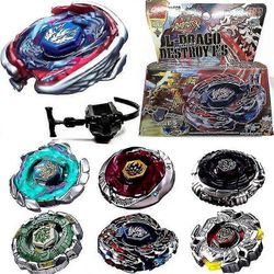 yougangfashion Fusion Metal Rapidity Fight Masters Top Beyblade String Launcher Set Toys (yksi satunnaisesti kuvassa)