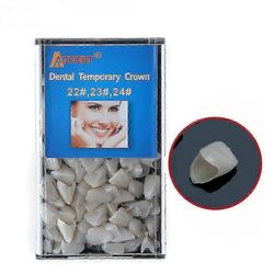 Väliaikaiset kruunut posliiniviilut - hammaslääkäritarvikkeet etuhampaiden korjaamiseen (72 kpl/laatikko)