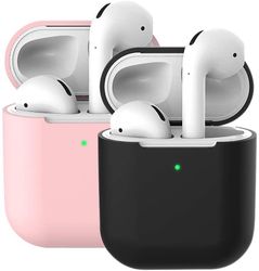 AIR 2X etui til AirPods cover skins (AirPods 2 PinkBlack)