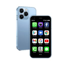 Luolin Mini-älypuhelin, maailman pienin matkapuhelin 3.0 tuuman Android Sm Sininen