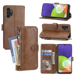 Kotelo Samsung Galaxy A13 4g Pu nahkainen vetoketjullinen kortinpidike Kannen lompakko magneettinen suljin yhteensopiva Samsung Galaxy A13 4G -kote...