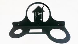 Village Wrought Iron Udhus hårtørrer Rack Sort