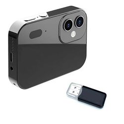 D6 digitaalikamera 4K HD -kameratallennin musiikkisoitin kosketusohjausnäyttö vloggauskamera yö vis Musta