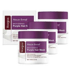 Magical Purple Hair Mask Professional neutraloi messingin ja keltaisuuden sävyjä vaaleille hopeanharmaat korostetut hiukset kauneus terveys 3pcs