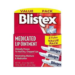 Blistex lääkehuulivoidepakkaus, 3 kpl
