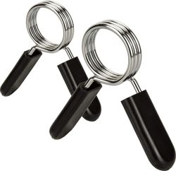 Sport Par Dumbbell Fasteners.Spring Clamp Grippers / krage klemmer for vekt Bar manualer.30 mm