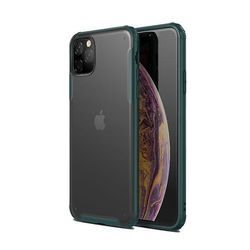 AIR Stødsikker PC TPU beskyttelsesetui til Apple iPhone 11 6.1 '' - mørkegrøn