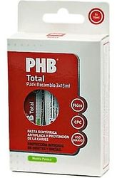 PHB Travel tandkräm 3 st 15 ml