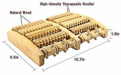 Rrelieve Plantar Fasciitis, dobbelt fodmassager rulle