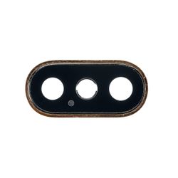 iParts4u Bageste kamera linse med Bezel guld For iPhone XS & XS Max