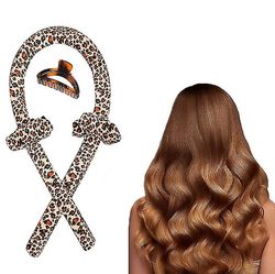 2-pack Piger Bånd Pandebånd Oprullet Hår Ingen Heat Curling Iron Wave Shaper 4