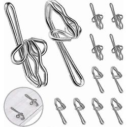 100 kpl hopea metalliverhokoukut metalliverhokoukut metalliverhokoukut kerätyt nauhaverho metallikoukku ikkunaverholle oviverho ja sho