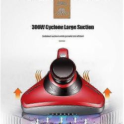 Tehokas punkkia estävä pölynimuri UV-valolla, allergiaa ja pölyä estävällä pölypunkkien poistamiseen Punainen