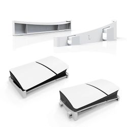 Unbrand PS5 ohut vaakasuora jalusta, PS5 Slim Accessories -jalusta, joka on yhteensopiva PS5: n kanssa Ohut konsolilevy ja digitaaliset versiot, mi...