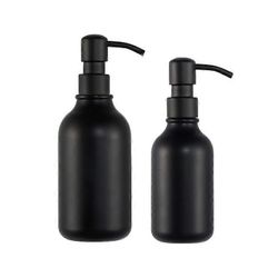 500 ml käsidesiä muovipullo ruostumattomasta teräksestä valmistettu pumppu tyhjä pullo himmeä pullo