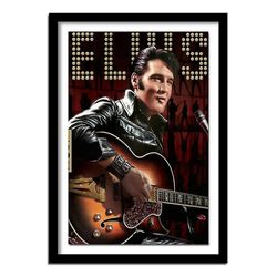 Diamantbroderi, elvis Presley Portræt Fuld, 5d, DIY Diamantmaleri, korssøm, 3d, diamant, indretning 102735 15.7x19.741