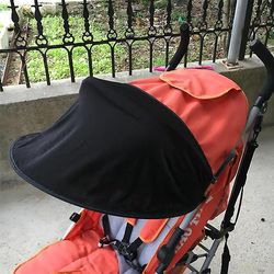 Baby Stroller Accessories Baby Klapvogn Solskærm Solskærm Til barnevogne Klapvogn Tilbehør Baldakin Betræk Buggy Klapvogn Cap Cart Markiser Sort 1