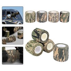 5cm * 4.5m Selvklæbende Camouflage Tape Udendørs jagt Skydning Fiskebånd Rifle Gun Stretch Wrap