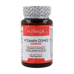 Nutralie Vitamin d3+k2 complex 60 softgels