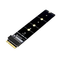 M.2 NVMe M -avaimen suojauspiirilevymuunnin PCIe 4.0 SSD-aseman suojuksen sovittimen tuki 2230 - 2280 Musta