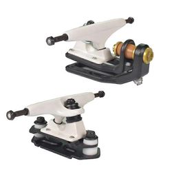 S1 Surf Skeittilaudan Trukit Adapteri Pu Holkki Surf Skate Bridges Skeittilaudan joustava ohjaus 6 Valkoinen
