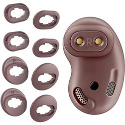 Jtgg WJTG Samsung Galaxy Buds Live Bluetooth -kuulokkeille Pestävät korvatyynyt Kuulokkeiden holkkiJ Ruskea