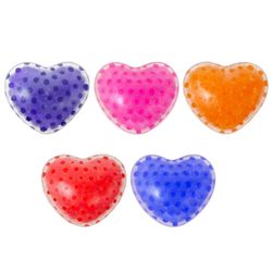 5kpl Love Heart Squishes Toy Glitter Powder Pienet pallot Täytetty Stressin lievitys Hauska Heart-shape Squeeze Fidget Toy Lasten aikuisten ystävän...