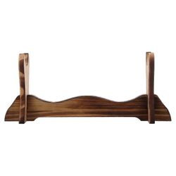 Puinen huilunäyttö Jalusta Miekat Keräysteline Huilun näyttöteline Miekat Vaakasuora pidike Vaaleanruskea 37.50X15.00X7.00CM