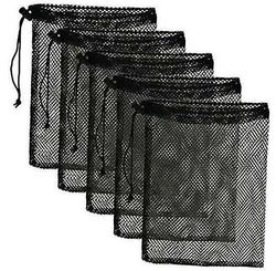 5pcs holdbar nylon mesh snørepose - Mesh Ditty Taske til opbevaring af udstyr