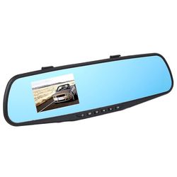 720p 2,8ltps Spejl Video Dash Dual Car Video Recorder Kamera Bagfra Dvr