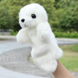 AIR Animal Hand Puppet Plys Legetøj Foregive Telling Story Prop 25cm 24