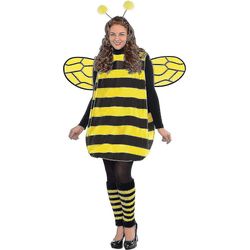 Bee Costume Kit Halloween Bee Cosplay Costume Kvinder Honey Bee Costume Tilbehør Halloween Honeybee Cosplay Party Favoriserer -zz M