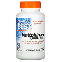 Doctor's Best Lääkärin paras Nattokinase 2000FUs Vcaps 270