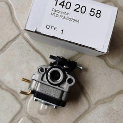 Uudet mallit kaasutinKaasutin MTD 753-06258A gjl