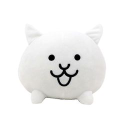 20cm Battle Cats Pehmolelu Kawaii Valkoinen Neko Pehmolelu Pehmeä pehmolelut Pelaajakokoelma Syntymäpäivälahja lapsille Tw