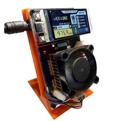 Päivitetty NerdAxe NerdMiner Miner 500Gh/S Solo Lottery BTC Miner BM1366 ASIC Chip Bitaxe Lottery Min Oranssi