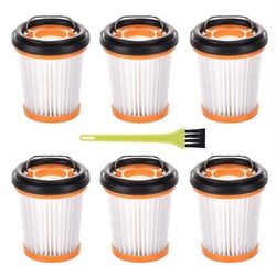 6 kpl pölynimurisuodatin Shark Ion W1 -johdottomaan käsikäyttöiseen pölynimuriin. Suodattimet Shark Wandvac WV200 WV201 -imurille.