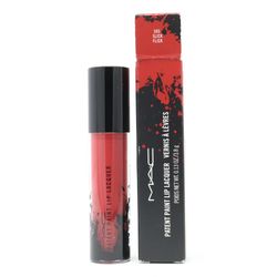Mac Patentoitu maali huuli lakka 0.13oz / 3.8g uusi laatikolla 593 Liukas liike 0.13 oz