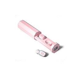 Coosilo Bluetooth 5.0 Hovedtelefoner Tws Ørepropper Trådløst headset Stereo Sports Ørepropper Pink