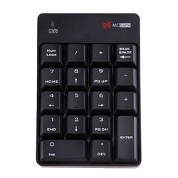 Mc Saite Sk-51AG 2 i 1 2.4G USB numerisk trådløst tastatur Svart