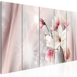 Artgeist Tavla - Dazzling Magnolias (5 Parts) Narrow 200x80